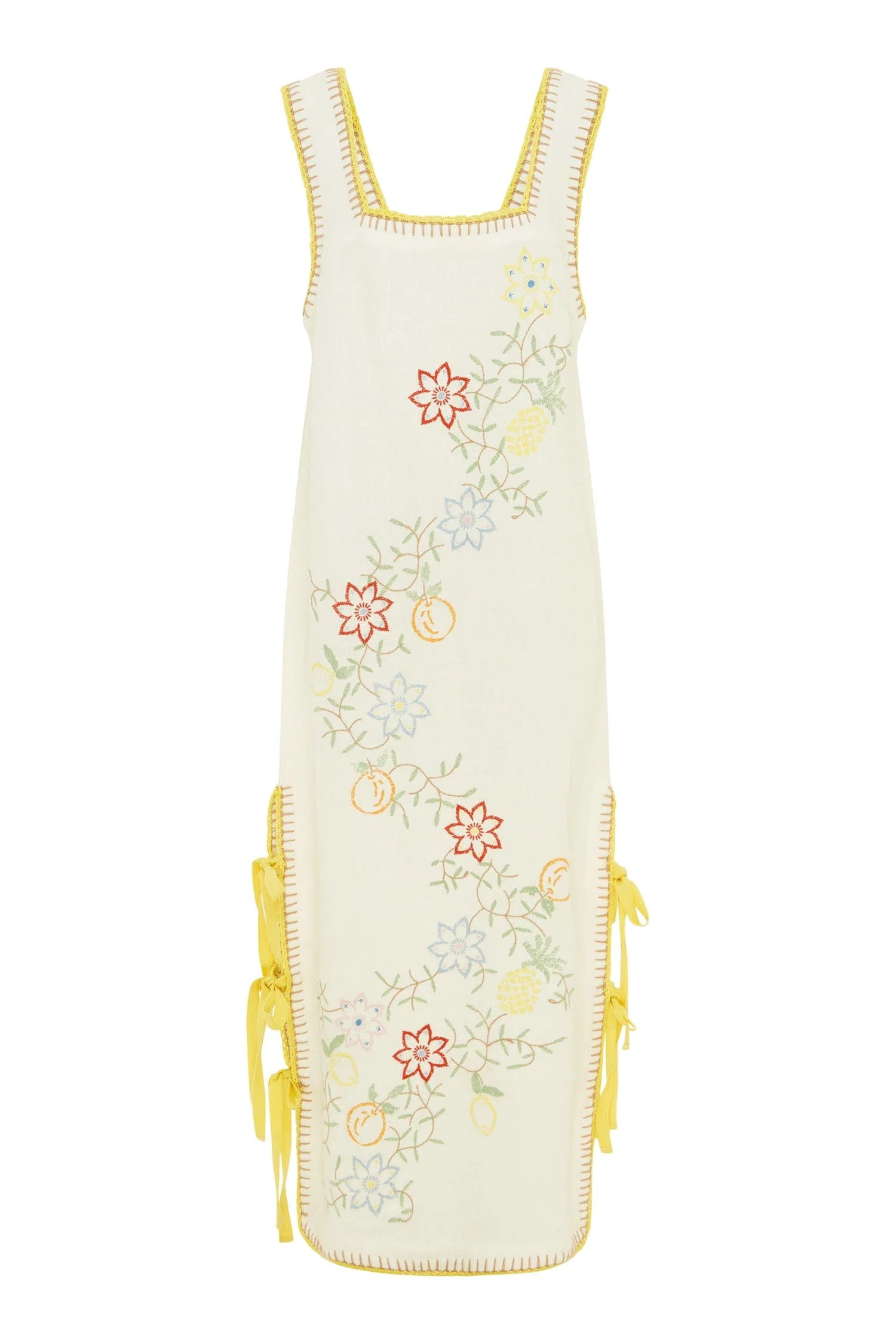 OLIVIA EMBROIDERED MIDI DRESS | Alemais (AU, US, UK)