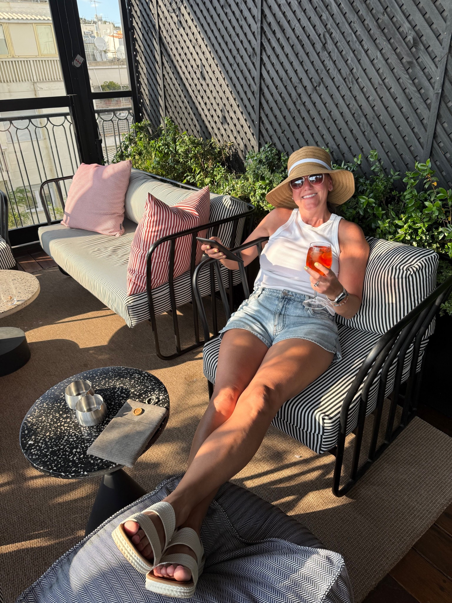 The perfect casual summer vacation outfit! These jean shorts are some of my most complimented. And I wasn’t sure I was a sun hat kinda gal….until I found this one!

#LTKSaleAlert #LTKSummerEdit