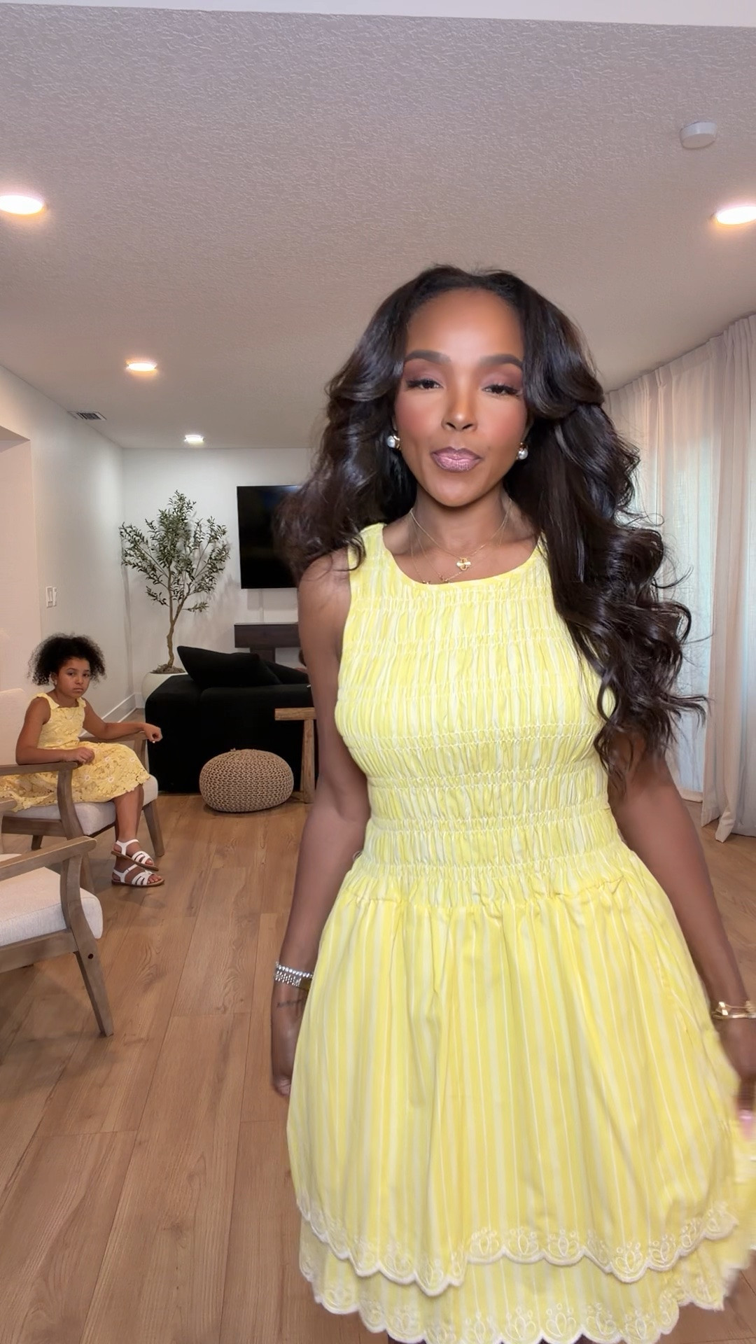 The prettiest butter yellow moment for summer 💛

This dress is giving soft feminine energy with the smocked fit, layered detail, and easy twirl-worthy silhouette. One of those dresses that instantly makes you feel put together the second you throw it on.

Perfect for brunch, bridal showers, vacation nights, baby showers, summer parties, and daytime events.

Butter yellow dress, feminine summer outfit, cute mini dress, soft girl aesthetic, vacation dress outfit, brunch outfit inspiration, summer event dress, chic vacation style, romantic summer fashion, layered mini dress, elegant daytime outfit, spring summer wardrobe

Follow me on Instagram and YouTube @kirasfashionfinds

Comment SHOP below to receive a DM with the link to this post on my LTK ⬇ https://liketk.it/6dwQo