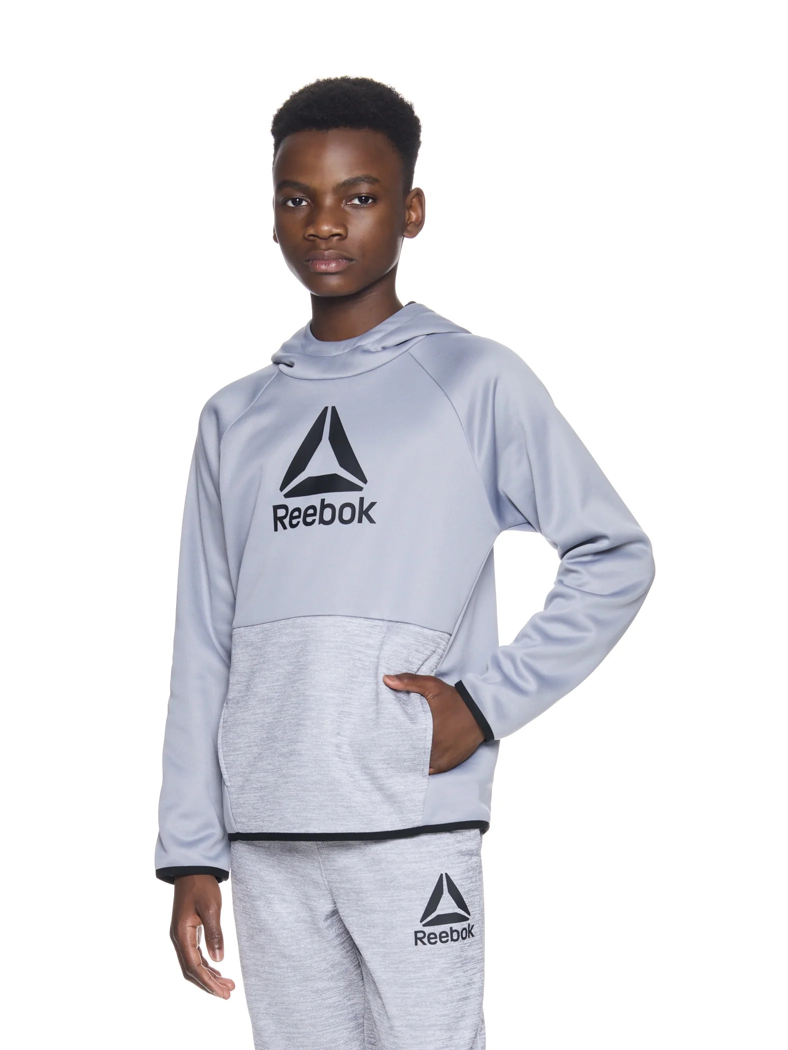Reebok Boys Athletic Cool Down Hoodie, Sizes 4-18 | Walmart (US)