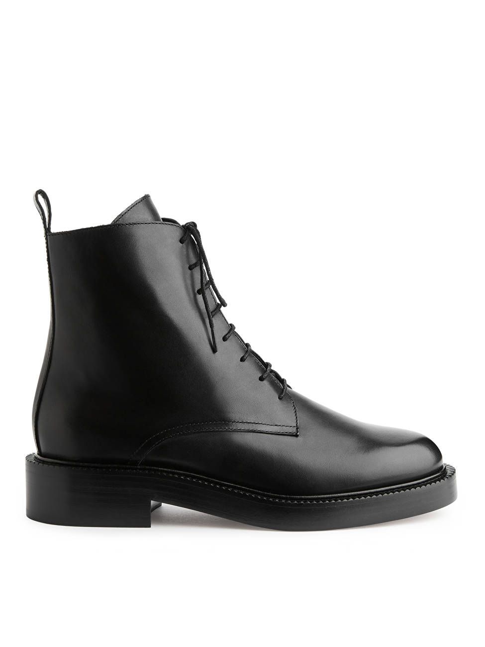 Lace Up Leather Boots | ARKET (US&UK)