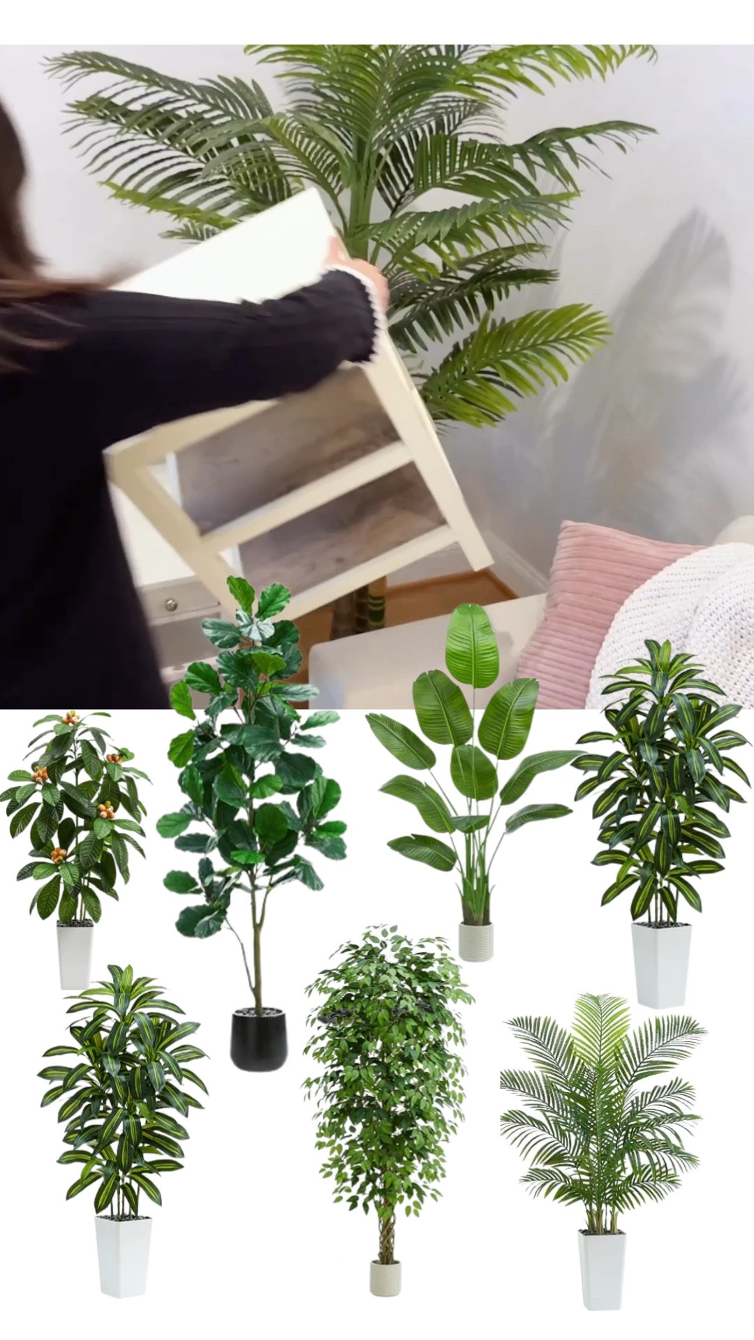 Realistic looking artificial trees with super easy assembly! The base has a nice weight to it too, so I don’t have to worry about it toppling over. It’s full and vibrant, and really livens up my living room decor. 🌴 🌳 
💞
Home decor, living room tree, plants, artificial trees, artificial plant, free shipping, Amazon finds, 6ft tree, 6 foot tree, office decor, kid decor, greenery, living room decor, home office decor 



#LTKmomlife #LTKHome #LTKSaleAlert