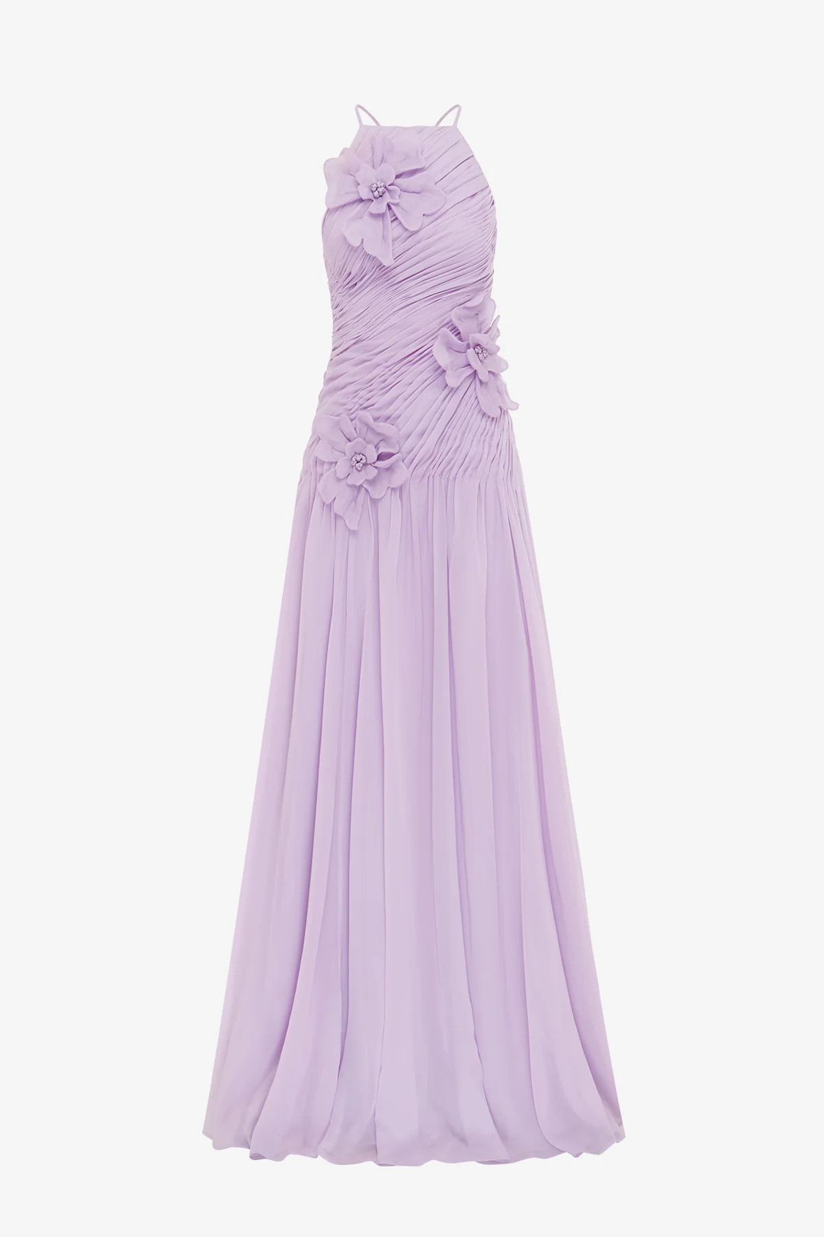 Amya Petal Gown - Lilac | LEO LIN US