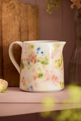 Watercolor Stoneware Measuring Jug | Anthropologie (US)