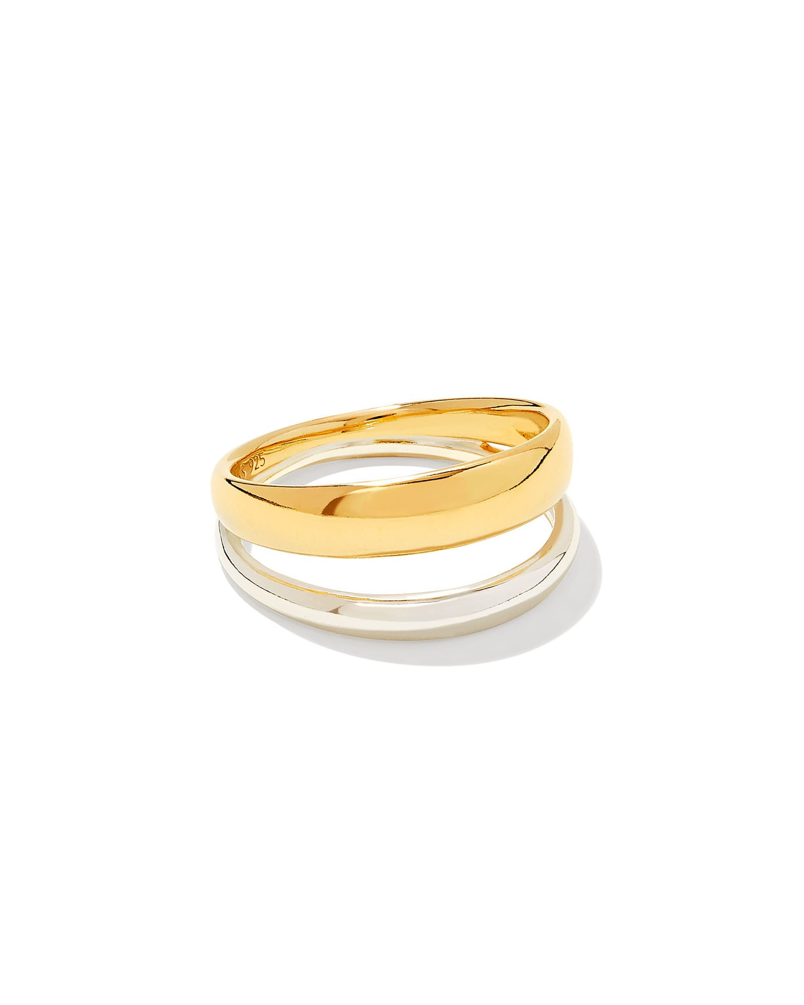 Kendra Scott Meg Double Band Ring in Mixed | Metal | Size 11 | Kendra Scott