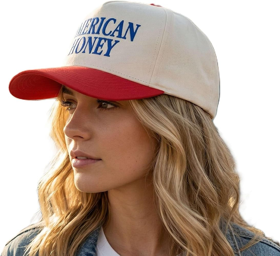 D&Y Retro 2-Tone Canvas Baseball Cap for Women - Funny Embroidered Distressed Snapback, Adjustabl... | Amazon (US)
