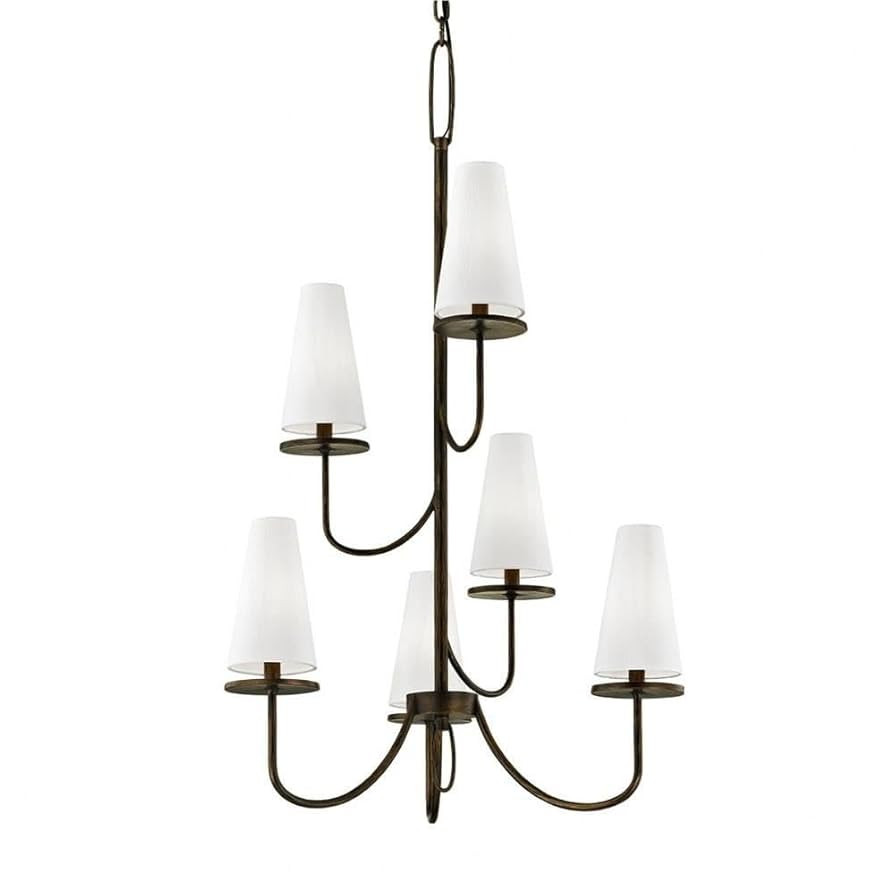 Troy Lighting F6297-TBZ Marcel-6 Light Chandelier-28 Inches Wide by 44.25 Inches High, Finish Col... | Amazon (US)