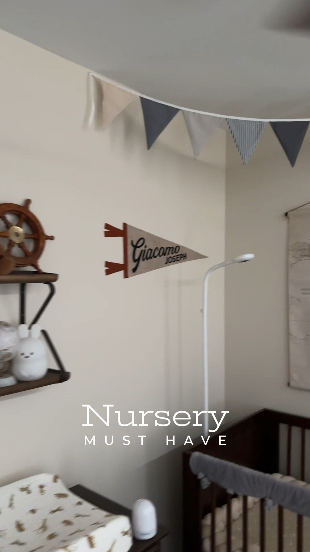 Adventure-inspired nursery details for my little explorer! 🌍 Absolutely loving this personalized pennant and the beautiful map print—perfect touches for Giacomo’s travel-themed room. ✈️✨ #NurseryDecor #AdventureTheme #LTKhome #BabyRoomInspo #CheckeredStyle #WorldTraveler"  


#LTKHome #LTKKids #LTKBaby