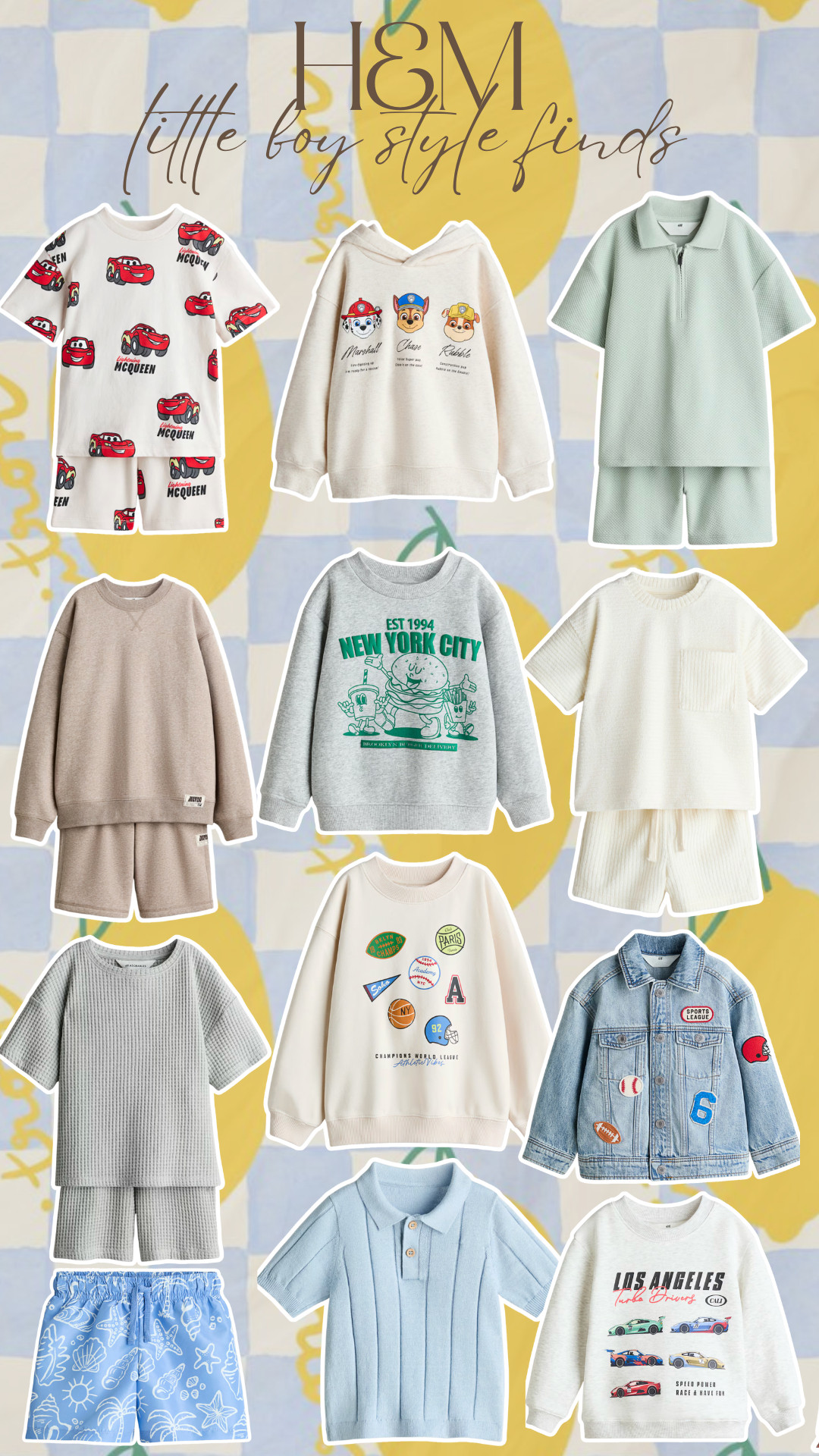 H&M new arrivals for spring for boys! How cute are these finds?! 

 #LTKSeasonal #LTKBaby #LTKKids