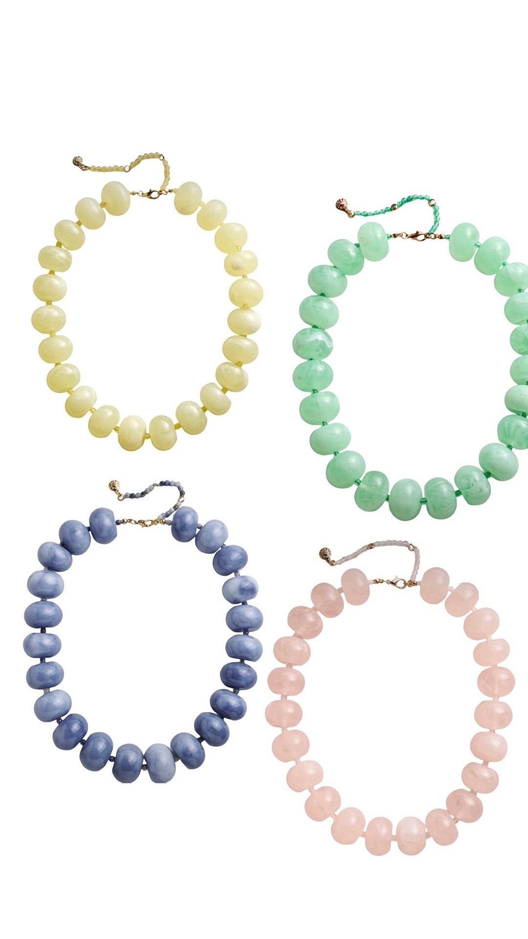 How cute are these chunky bead necklaces! 25% off this week! 