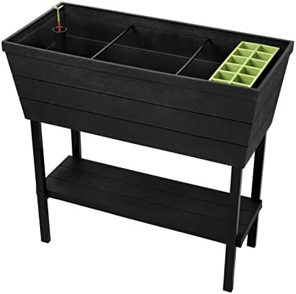 Keter Urban Bloomer 12.7 Gallon Raised Garden Bed with Self Watering Planter Box and Drainage Plu... | Amazon (US)