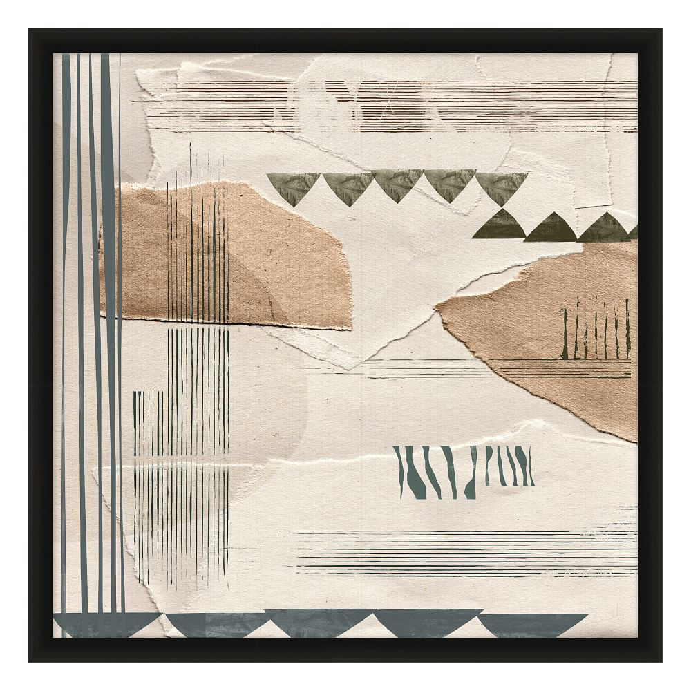 Natural Collage Drawing - Multi | West Elm (US)