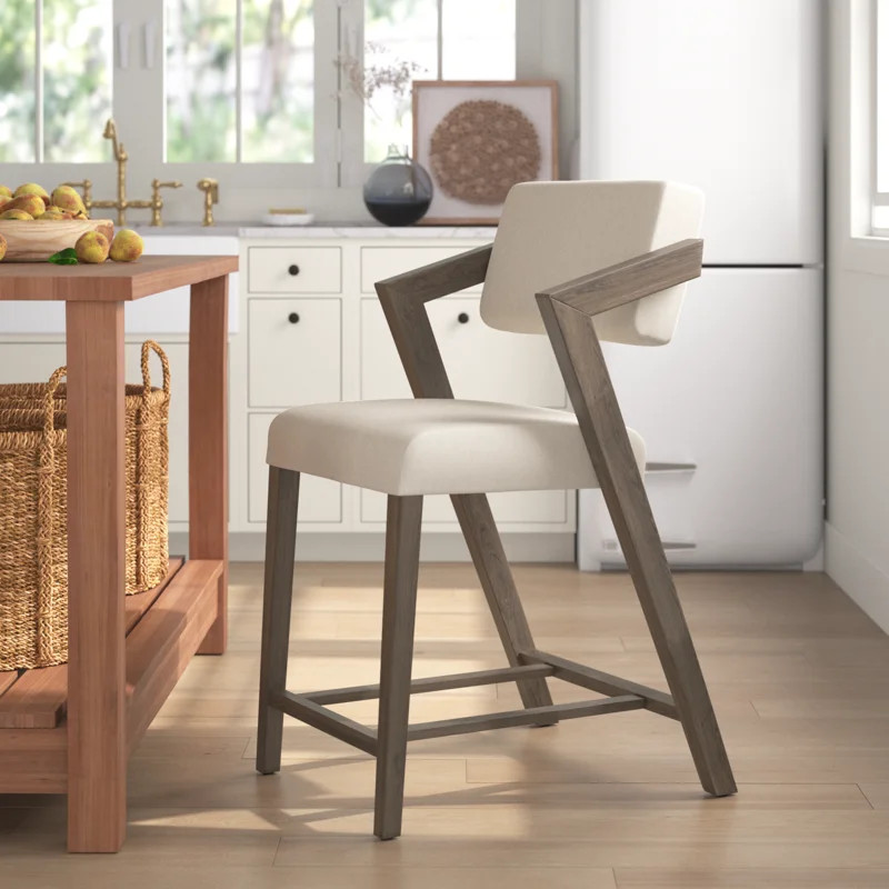 Kynlee Upholstered Counter Stool | Wayfair North America