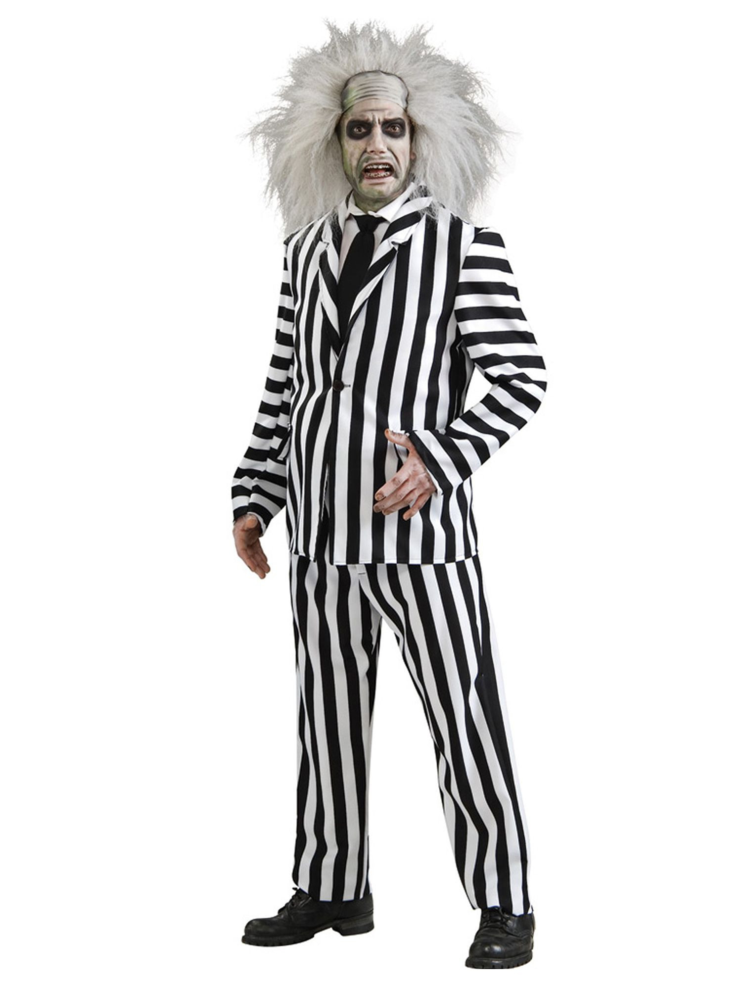 Beetlejuice Deluxe Costume for Men by Rubies, X-Large | Walmart (US)