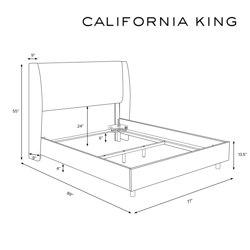 Tilly Upholstered Bed | Wayfair North America