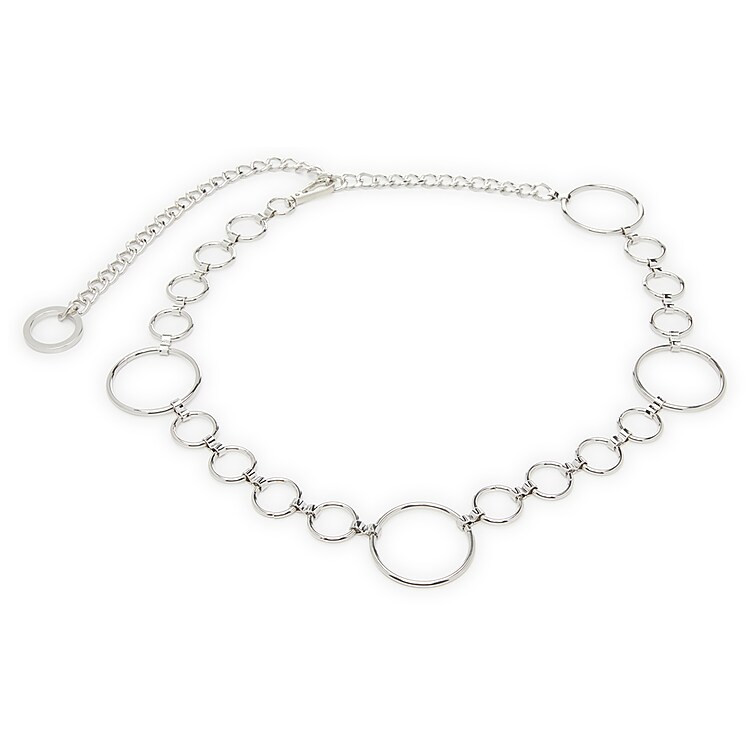Crown Vintage Circle Chain Belt | Women's | Silver/Other | Size S | Belts | DSW