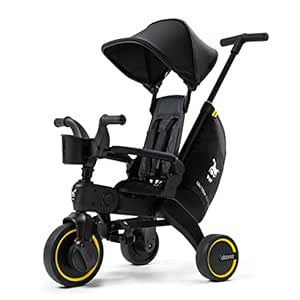 Doona Liki Trike Midnight Edition - Foldable Push Trike and Kid's Tricycle for Ages 10 Months to ... | Amazon (US)