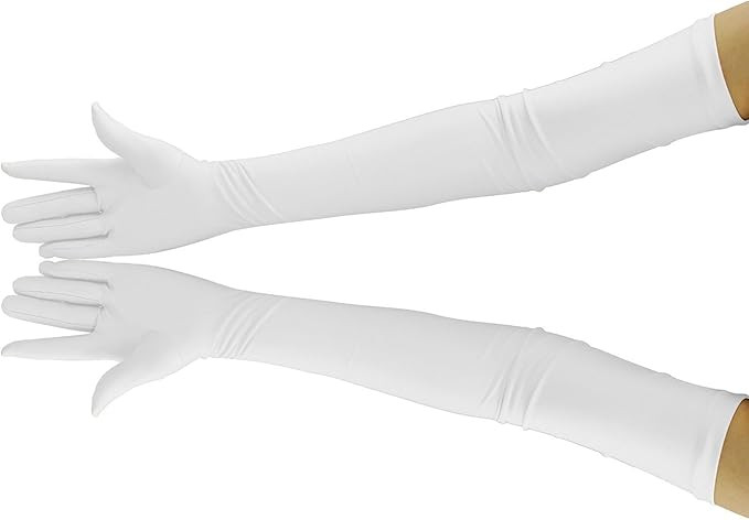 Ensnovo Adult Over Elbow 20.1" Stretch Long Spandex Opera Gloves | Amazon (US)