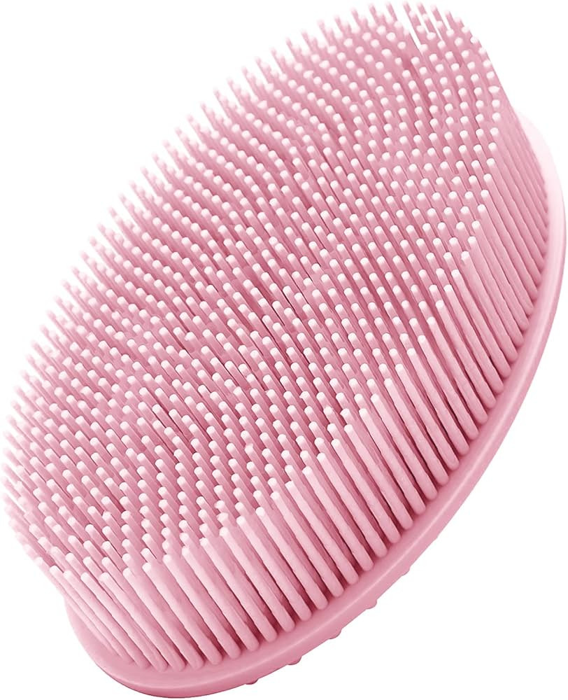 Silicone Body Brush, Soft Body Scrubber Shower Brush Exfoliating Cleaning Brush, Comfortable Face... | Amazon (UK)