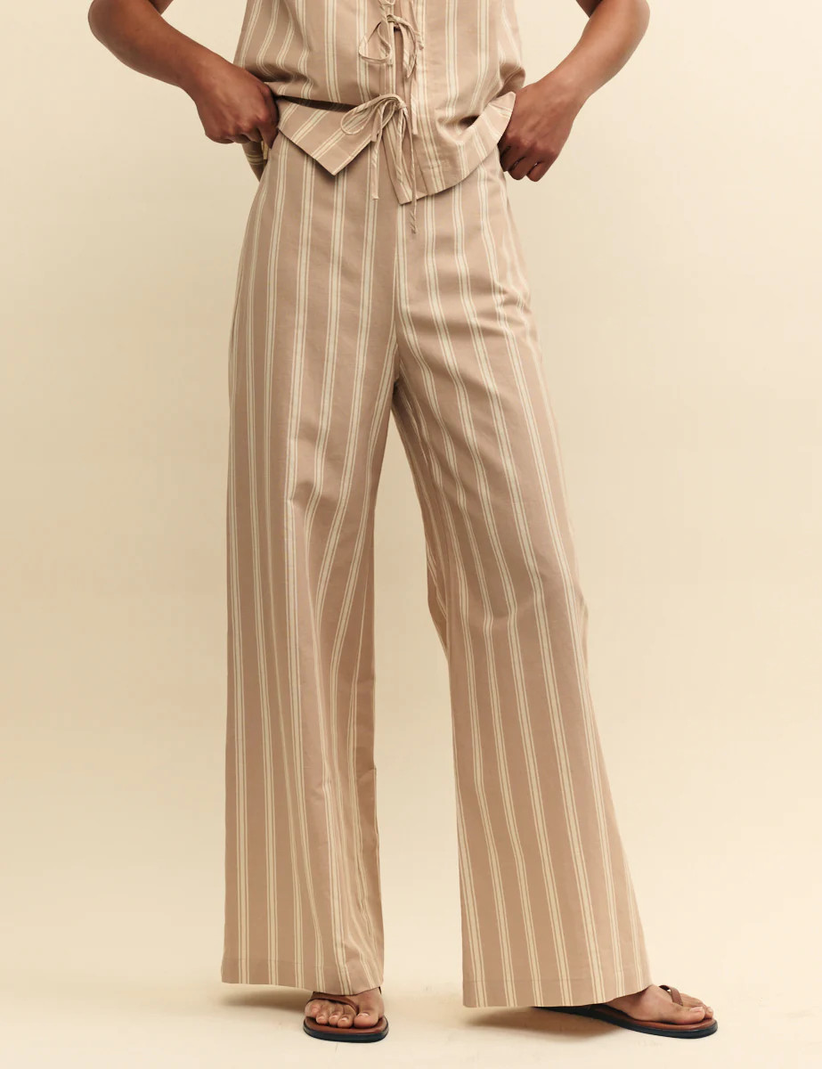 Beige Striped Faye Trousers
  

  
    £59.00 | Nobody's Child