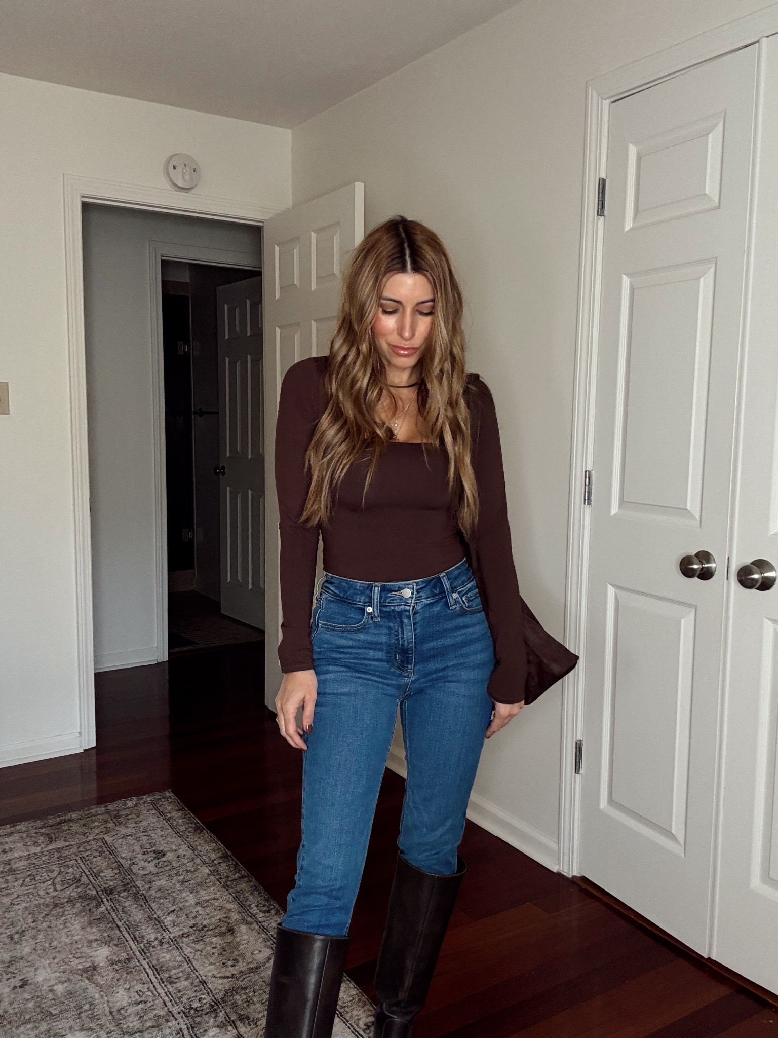 Thanksgiving outfit idea - skinny jeans  

#LTKSeasonal #LTKHoliday #LTKootd