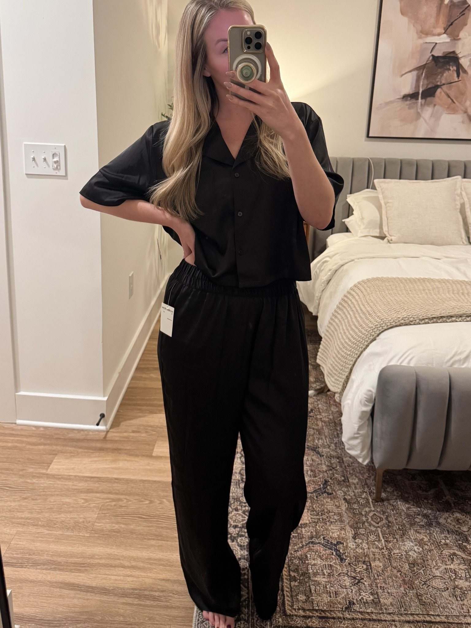 Satin pajama set - under $60! 

#LTKFindsUnder100