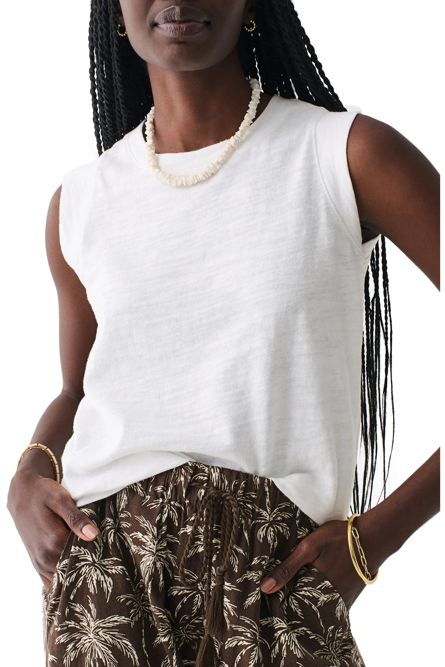Sunwashed Slub Muscle Tank (Women) | Nordstrom | Nordstrom