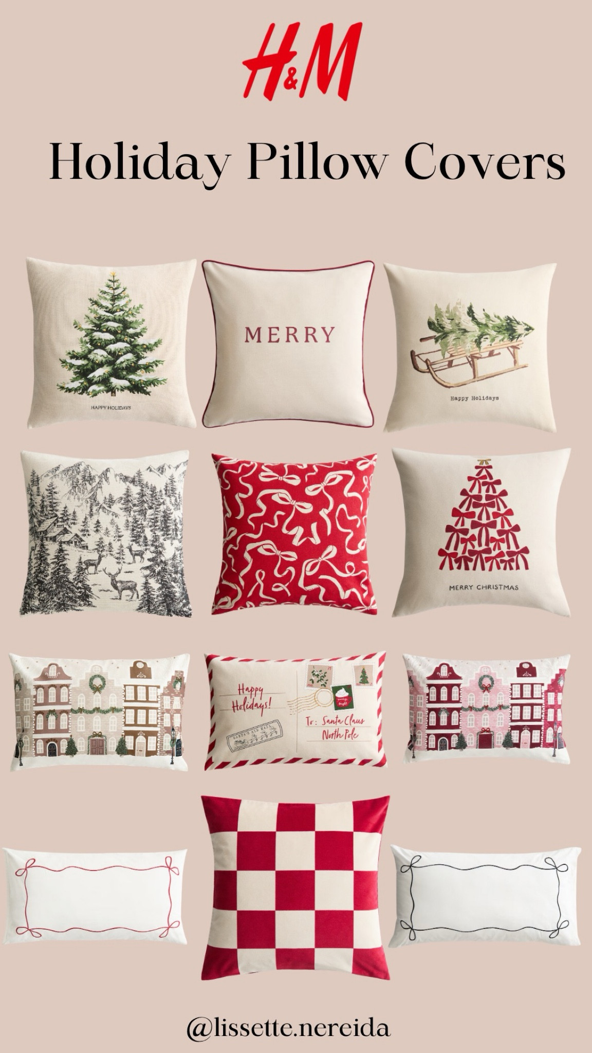 Holiday pillow covers 

#LTKHome #LTKHoliday #LTKCyberWeek