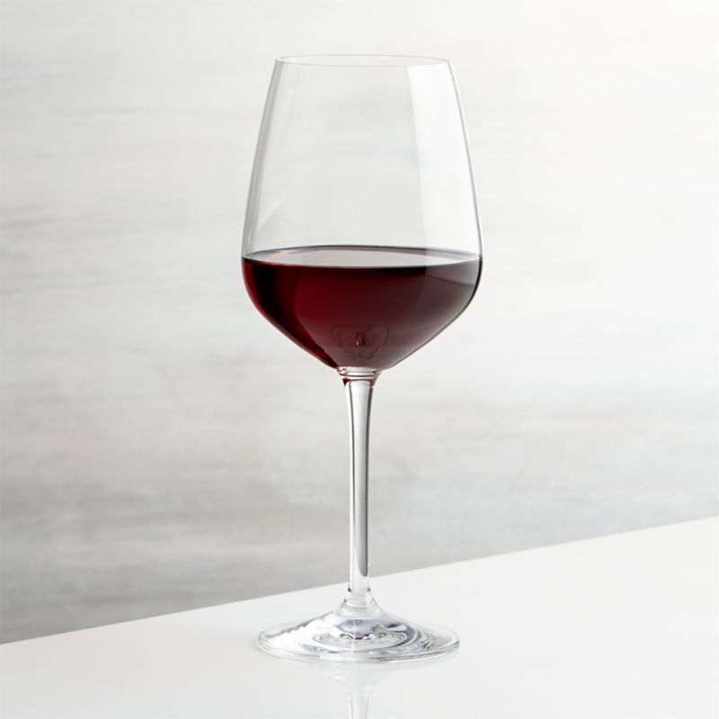 Nattie Red Wine Glass + Reviews | Crate and Barrel | Crate & Barrel