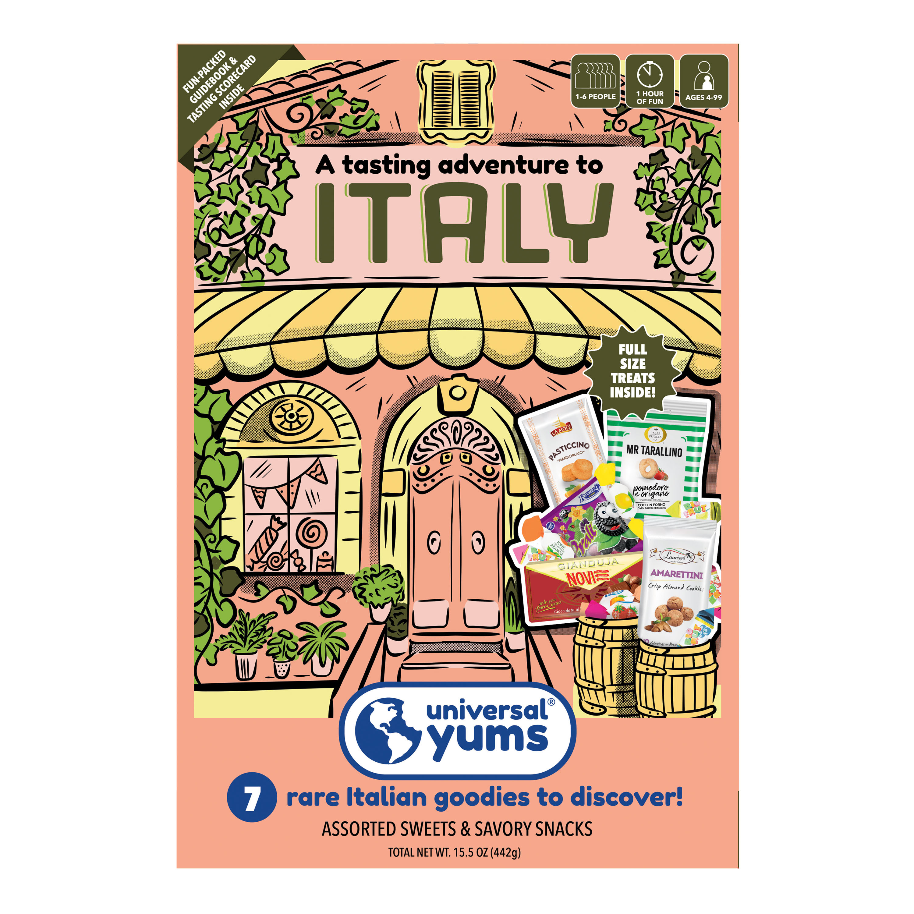 Universal Yums Tasting Adventure of Italy Sampler Box 7 Piece | World Market