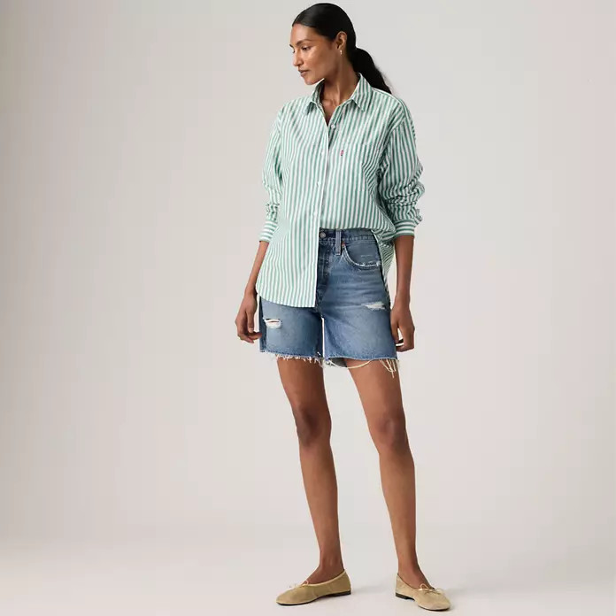 501\u00ae Mid Thigh Women's Shorts | Levi's US