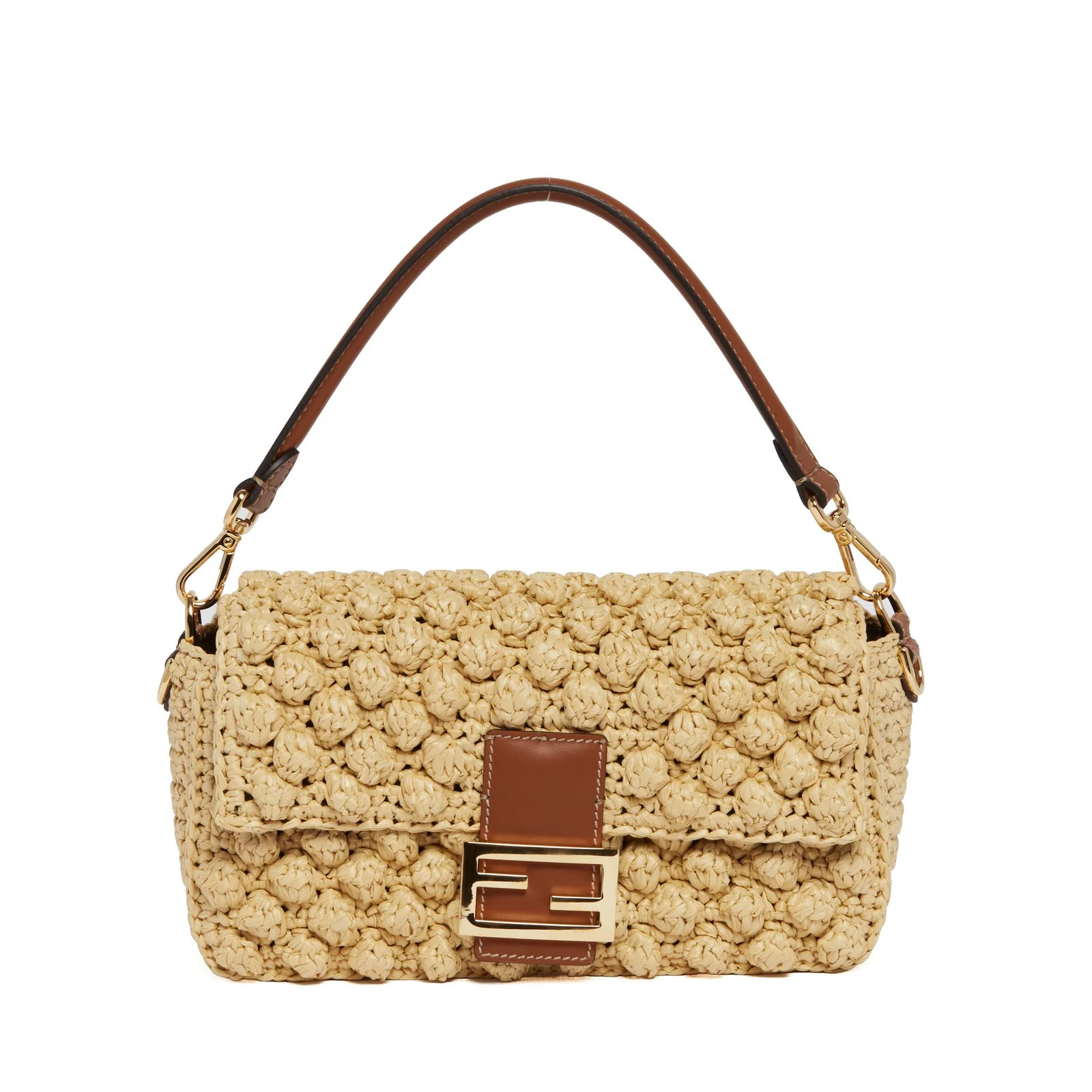 Fendi Baguette Foldover-Top Shoulder Bag | Cettire Global