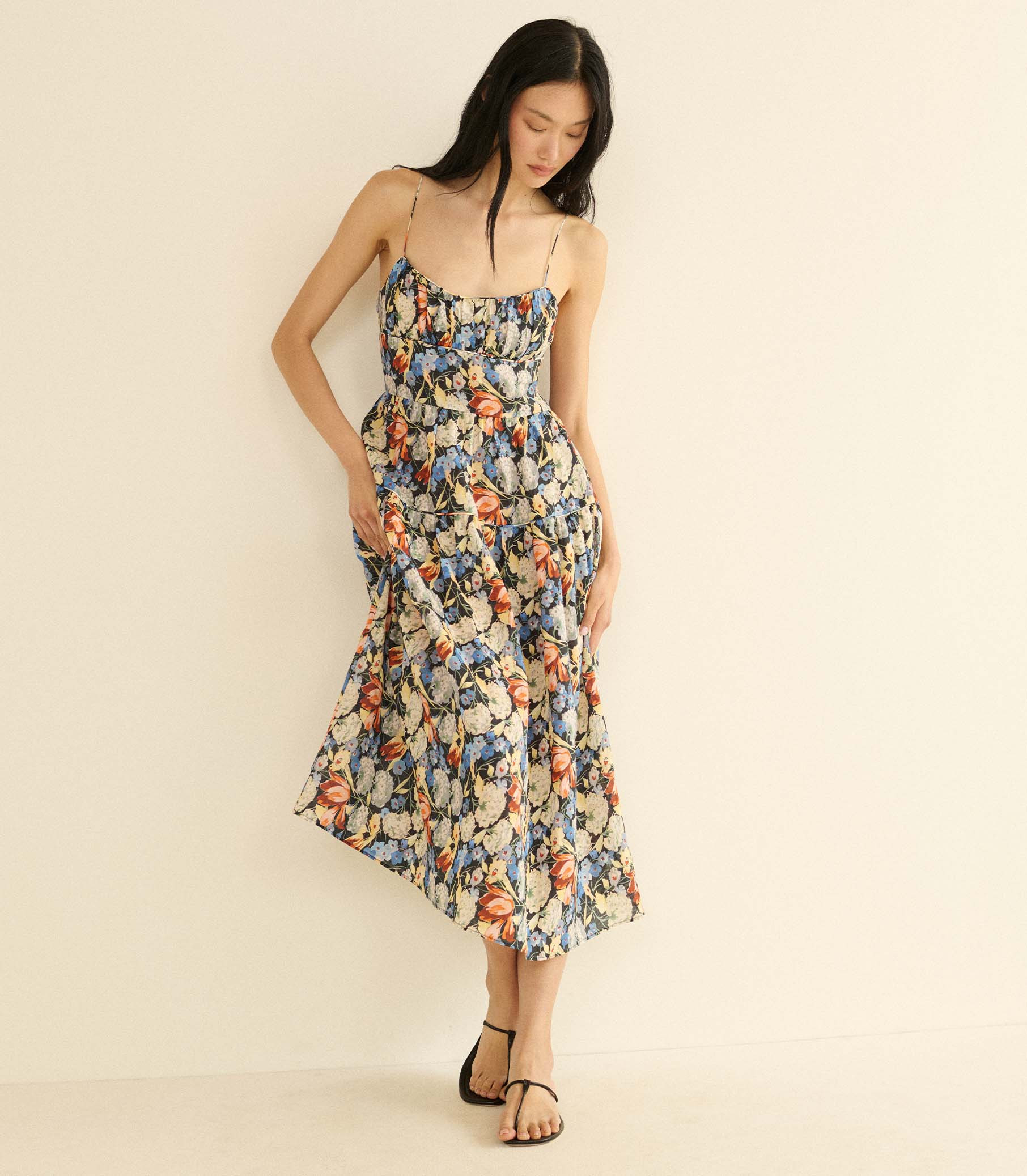 Benoit Dress - Petit Jardin De Villandry | DÔEN | DOEN