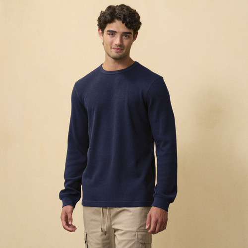 CSG Mens CSG Thermal Long Sleeve T-Shirt - Mens Navy/Navy Size L | Champs Sports