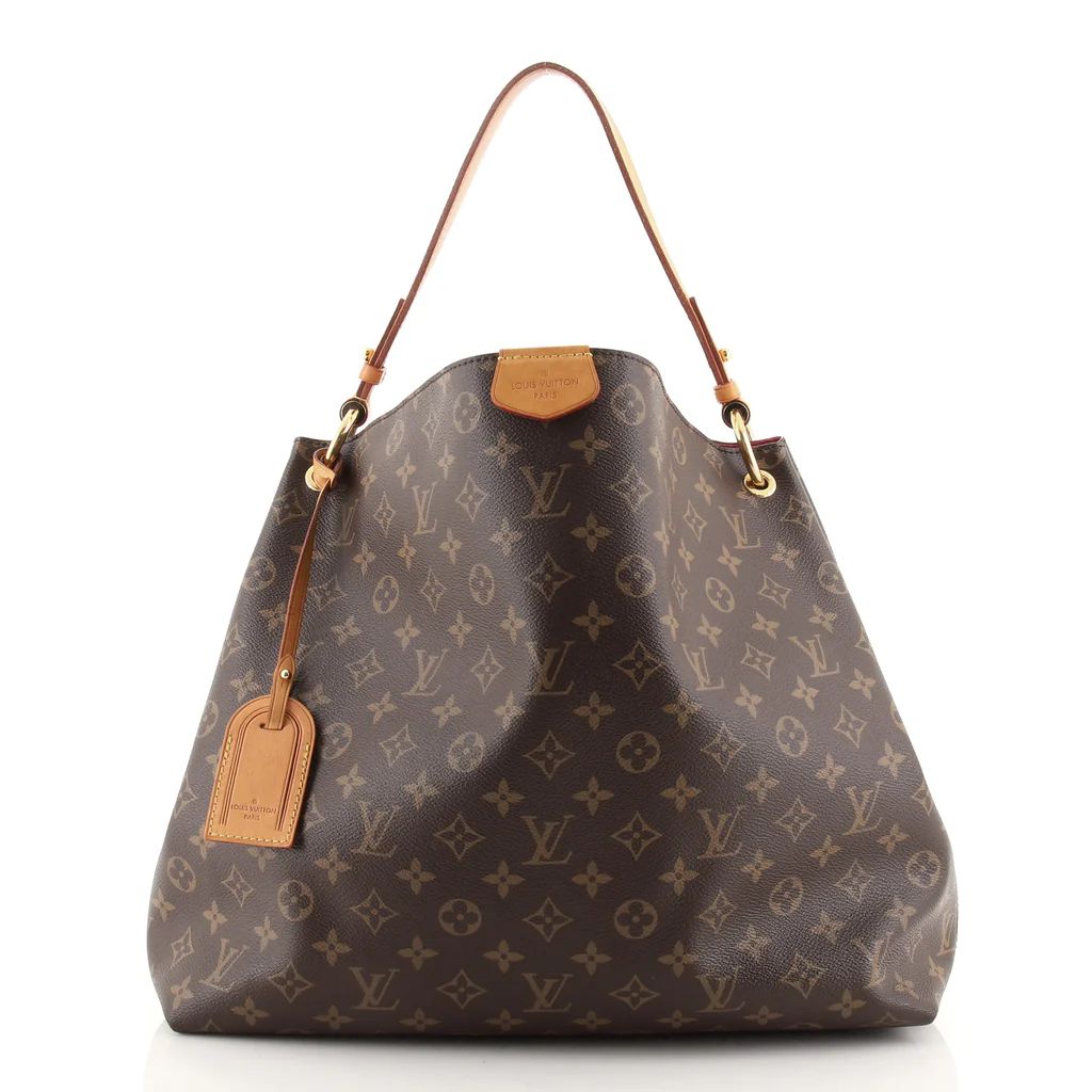 Louis Vuitton Graceful Handbag Monogram Canvas MM Brown 1077491 | Rebag