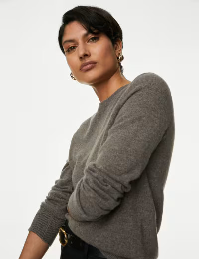 Pure Cashmere Crew Neck Jumper | Marks & Spencer (UK)