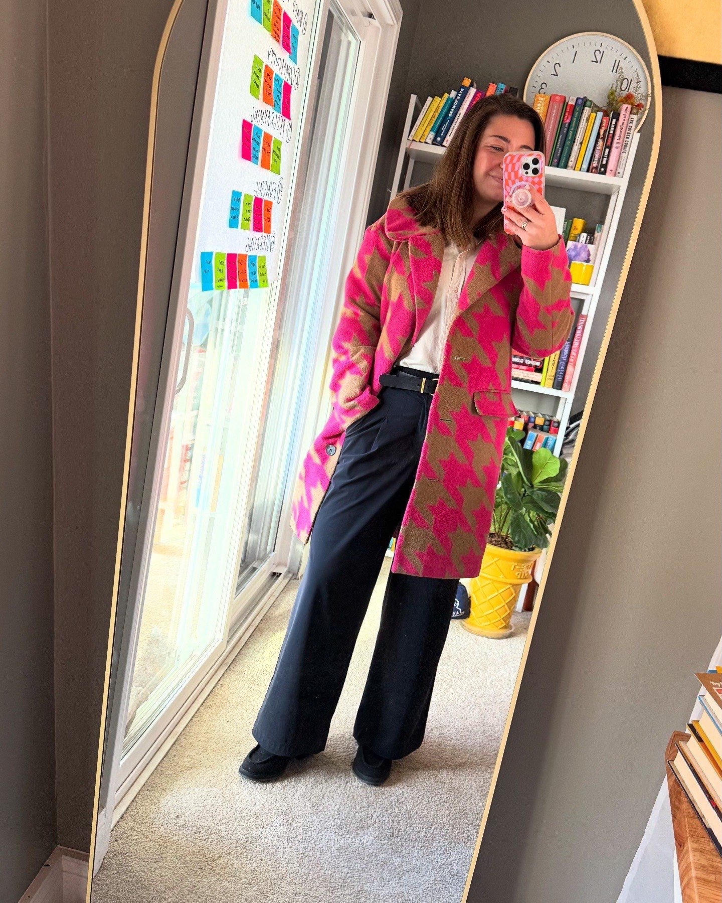 February workwear. Coat is via Nuuly!