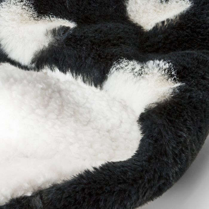 Girls' Heart Snood Scarves - Cat & Jack™ Black/White | Target