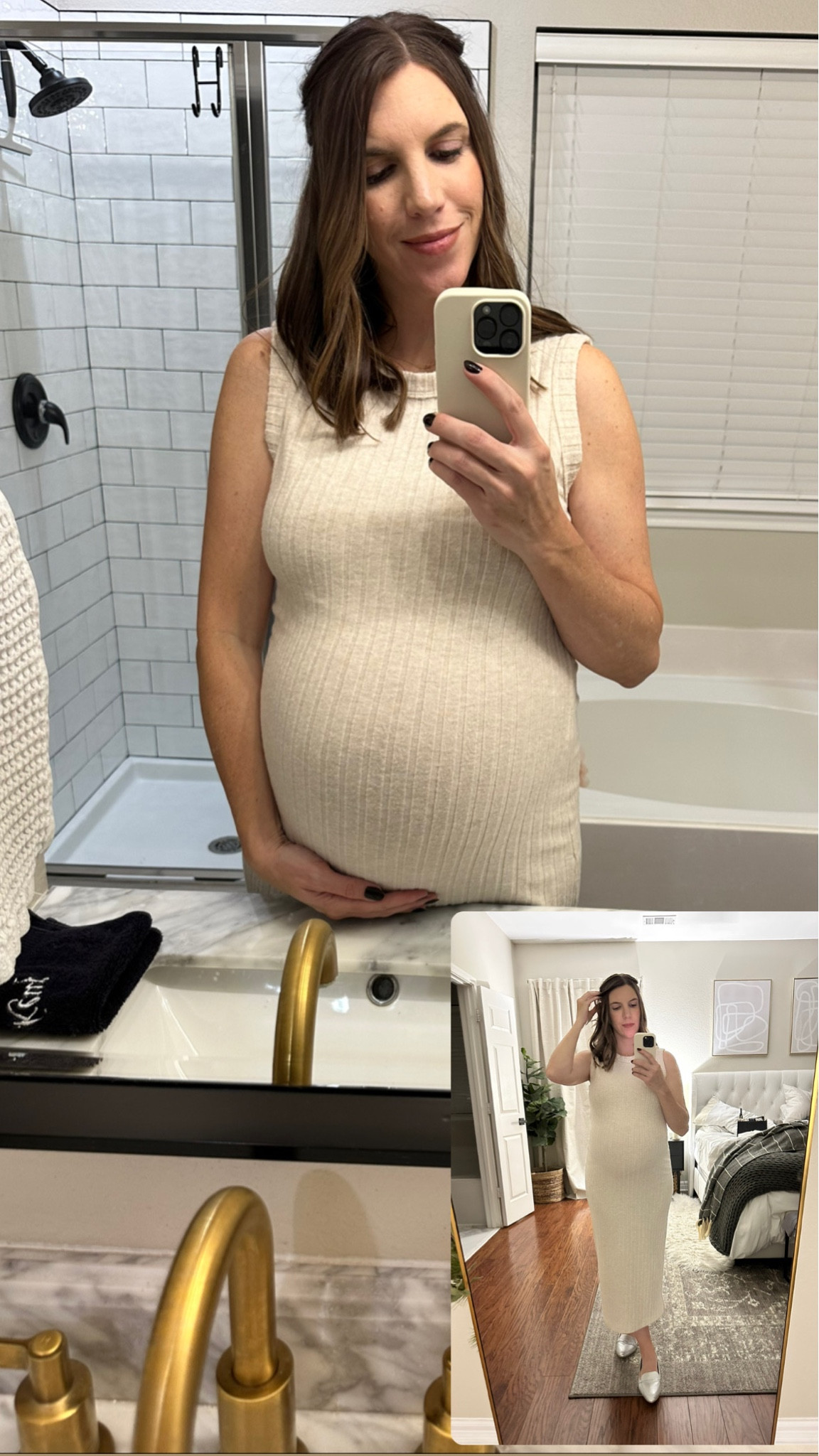 Softest brushed ribbed knit midi dress, $25, wearing a medium. Comes in Hunter green, brown, & black and would be perfect for thanksgiving day 

Thanksgiving outfit, holiday outfits, fall outfits, family photos, fall dress

#LTKfindsunder50 #LTKstyletip #LTKSeasonal