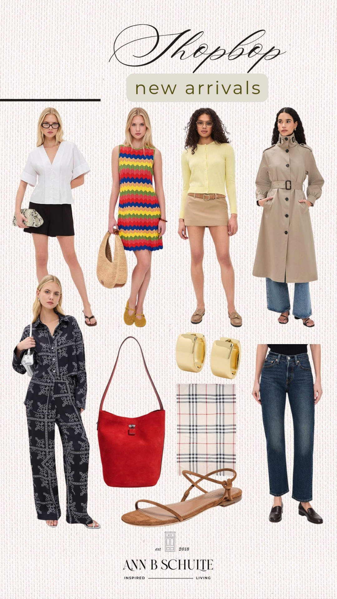 New arrivals just dropped at Shopbop and they’re serving major outfit inspiration. Fresh styles, bold vibes, and everything your closet’s been waiting for. 💕👜✨
#Shopbop #ShopbopStyle #NewArrivals #FashionFinds #WardrobeRefresh #OOTDInspo #StyleEdit #TrendyLooks #LTKStyle #ShopbopFinds 

 #LTKootd