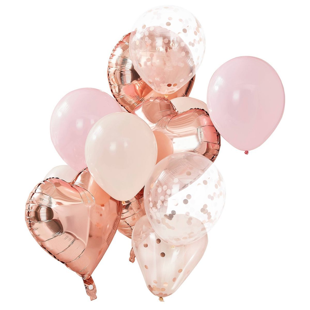 12ct Balloon Bundles Pink/Gold | Target