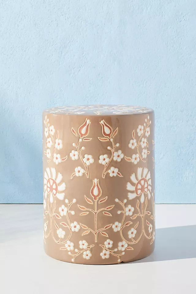 Mabel Ceramic Stool | Anthropologie (US)