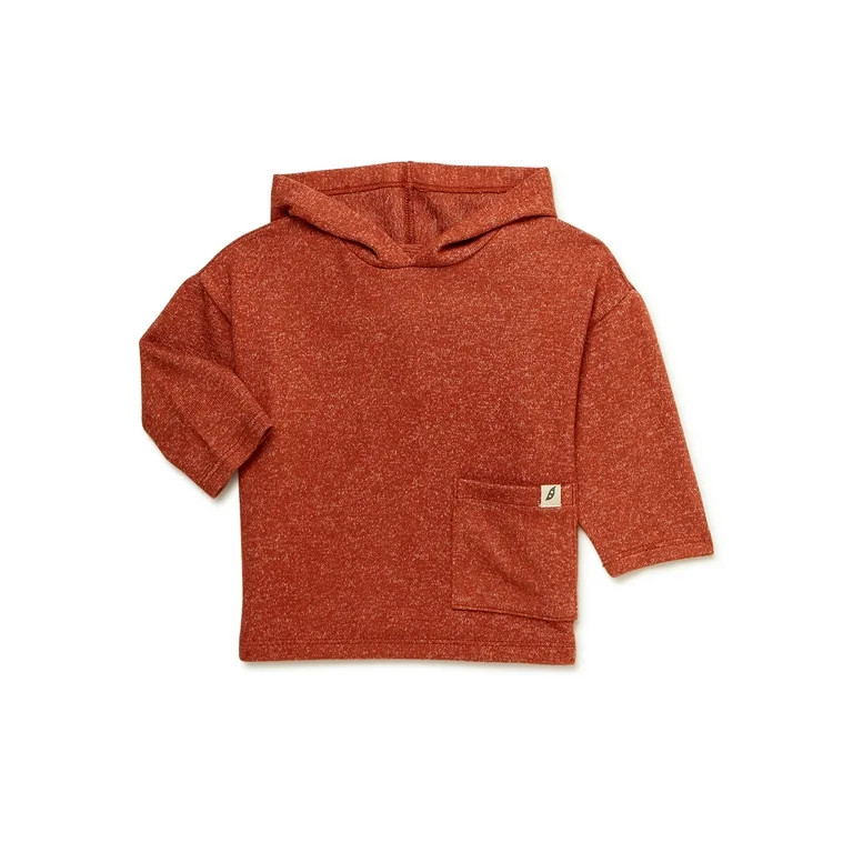 easy-peasy Baby Long Sleeve Solid Hacci Hoodie, Sizes 0/3-24 Months - Walmart.com | Walmart (US)