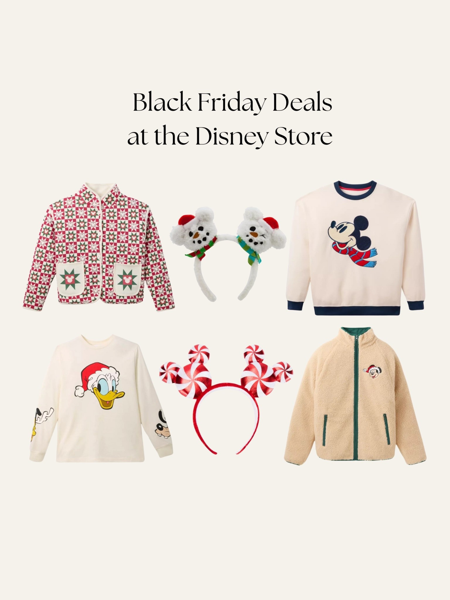 Black Friday deals are live at the Disney Store! 🎉 So many cute holiday finds for the whole family! From cozy character sweaters to the cutest Christmas ears. 
.

Disney Store Black Friday deals, Disney holiday deals, Disney Christmas outfits, Disney gifts 2025, Disney sweaters sale, Mickey Mouse Christmas finds, Donald Duck holiday outfit, Disney mom picks, Disney family outfits, Disney Christmas ears, Disney holiday accessories, Disney gift guide 2025, Disney sale roundup, Disney Christmas shopping, Disney winter outfits, Disney vacation, very merrytime cruise, Disney cruise, magic kingdom outfit

#LTKootd #LTKTravel #LTKHoliday