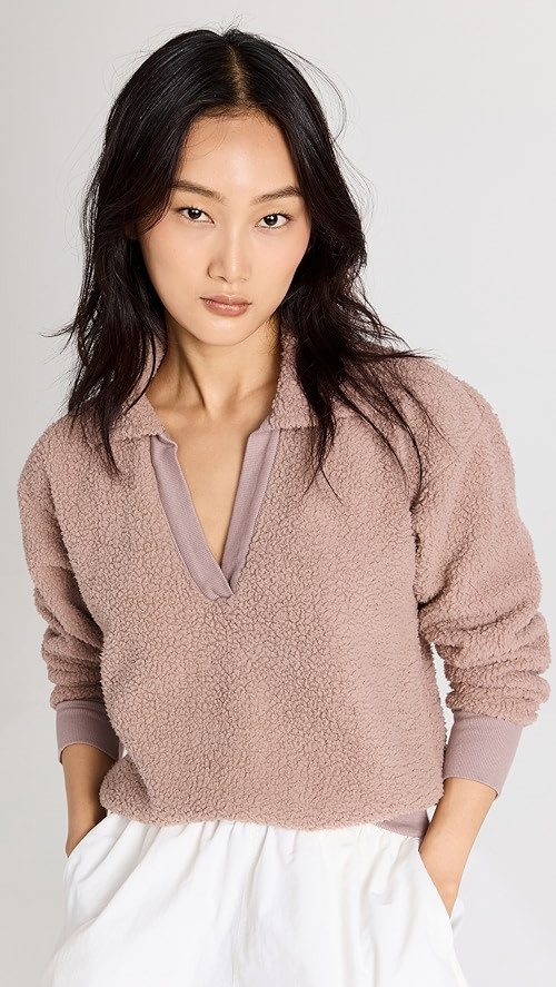 Stateside Sherpa Collar Sweatshirt | SHOPBOP | Shopbop