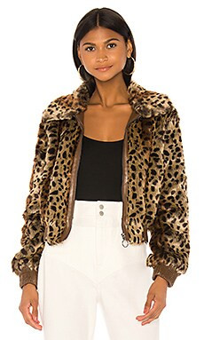 ASTR the Label Faux Fur Remy Jacket in Leopard Shadow from Revolve.com | Revolve Clothing (Global)