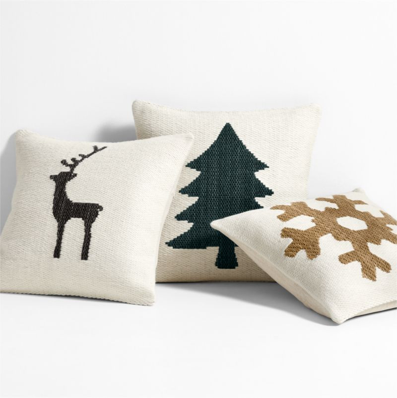 Kilim Holiday Throw Pillows | Crate & Barrel | Crate & Barrel