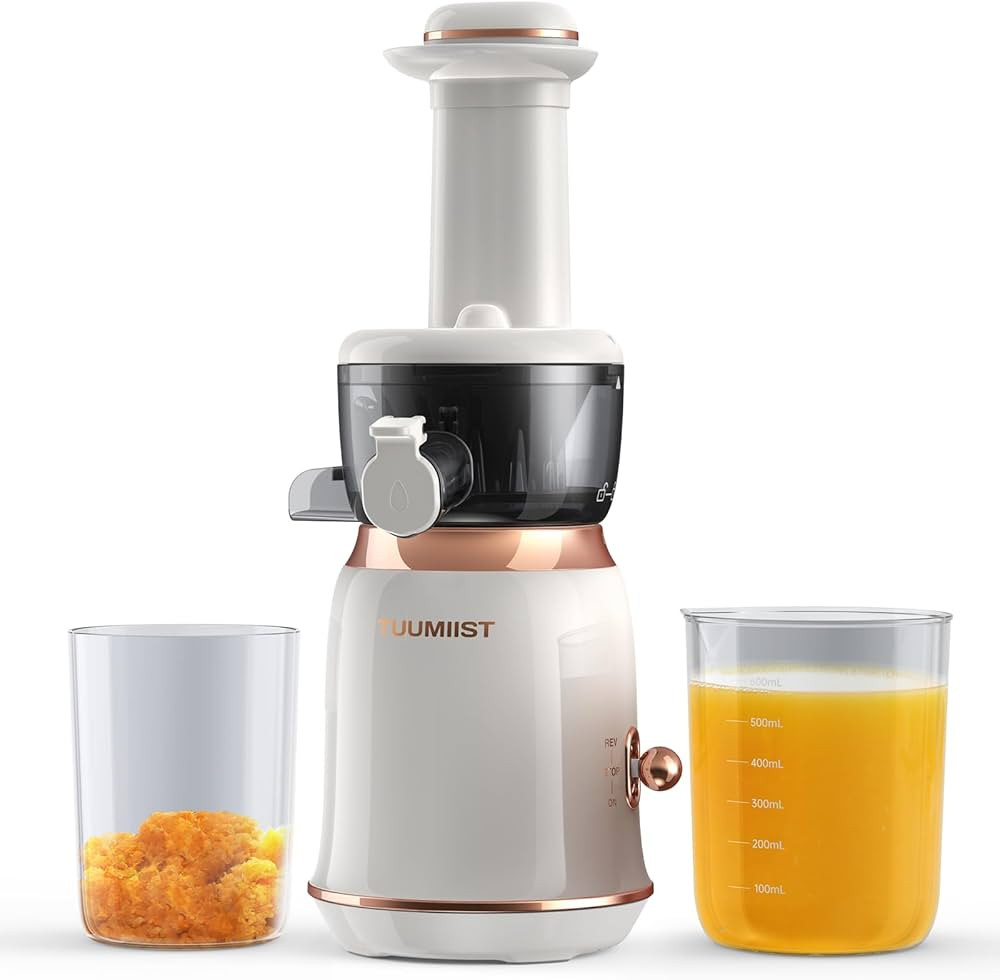 Cold Press Juicer, Juicer Machines for Vegetable and Fruit with Upgraded Slow Juicing Technology,... | Amazon (US)