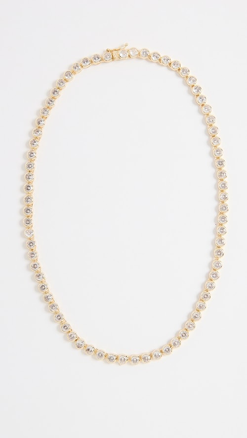 Kenneth Jay Lane Round Cubic Zirconia Tennis Necklace | SHOPBOP | Shopbop