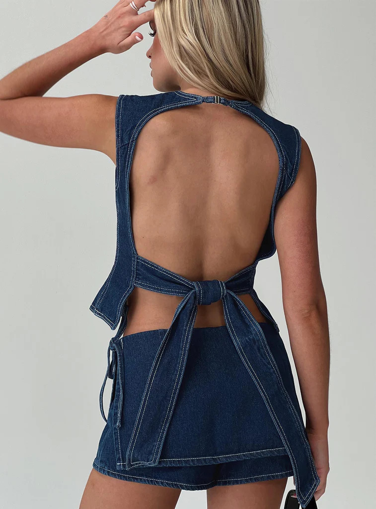 Countryside Top Denim | Princess Polly AU